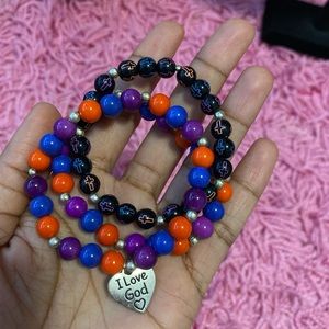 I Love God Charm Bracelet for Christian Women